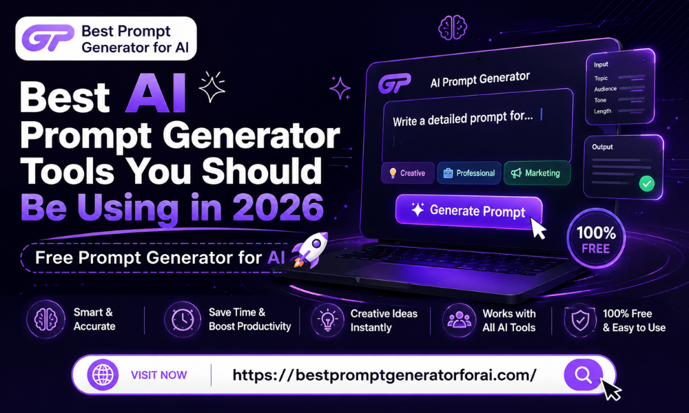 Best AI Prompt Generator Tools You Should Be Using in 2026 — Free Prompt Generator for AI