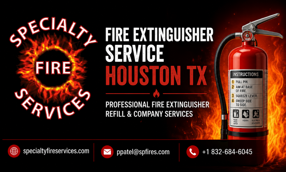 Fire Extinguisher Service Houston TX – Professional Fire Extinguisher Refill & Company Services
