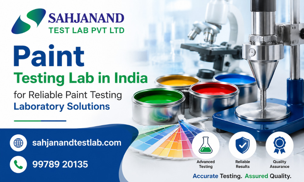 Paint Testing Lab in India for Reliable Paint Testing Laboratory Solutions