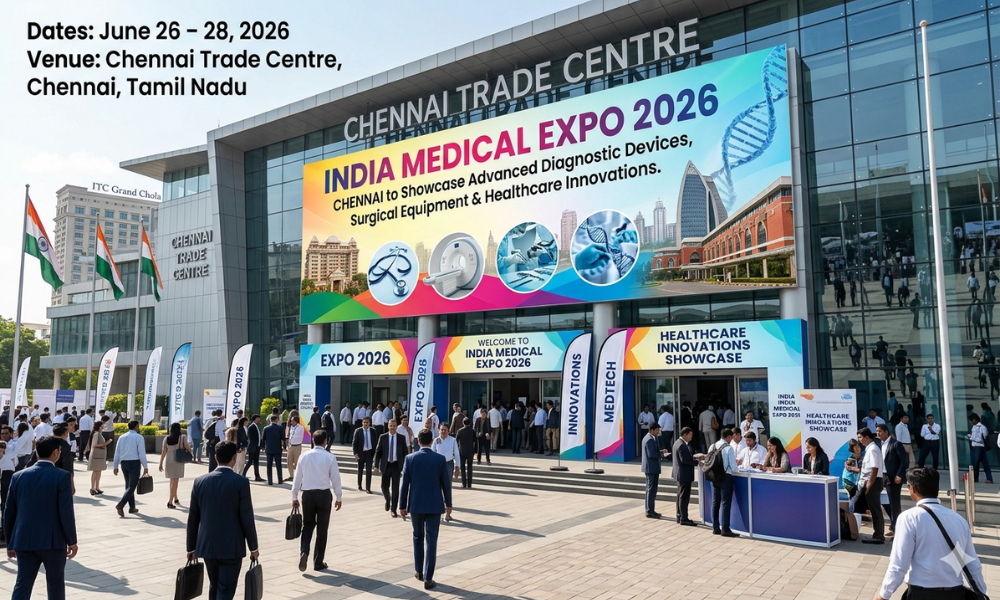 India Medical Expo 2026 Chennai to Showcase Advanced Diagnostic Devices, Surgical Equipment, & Healthcare Innovations