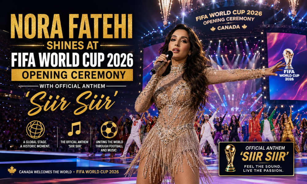 Nora Fatehi Shines at FIFA World Cup 2026 Opening Ceremony with Official Anthem ‘Siir Siir’