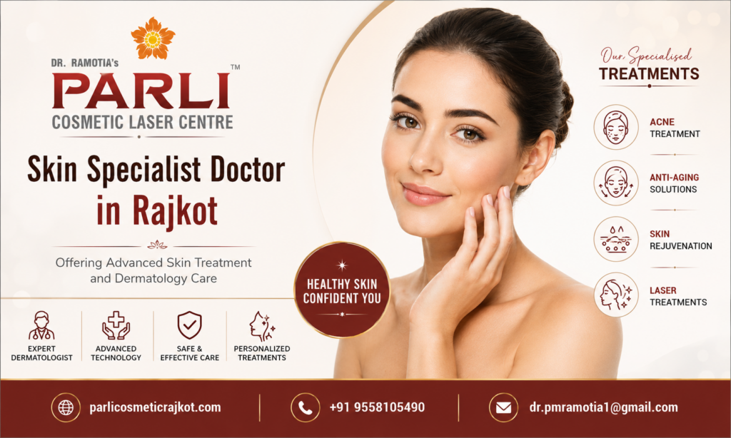 Skin Specialist Doctor in Rajkot Offering Advanced Skin Treatment and Dermatology Care